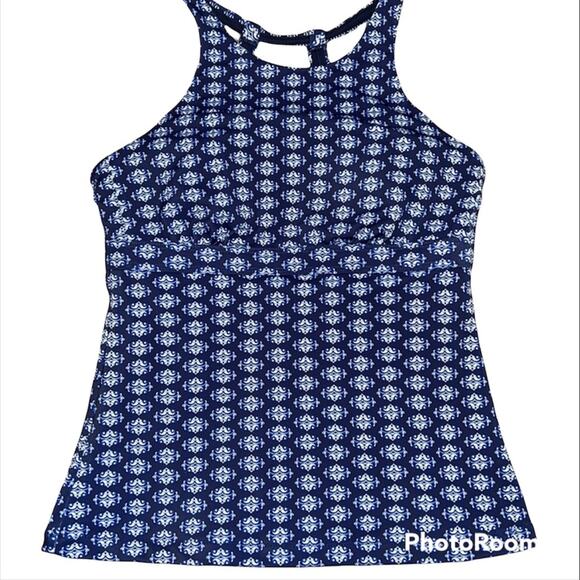 Athleta Other - Athleta Tangier High Neck Swim Tankini 34 B/C